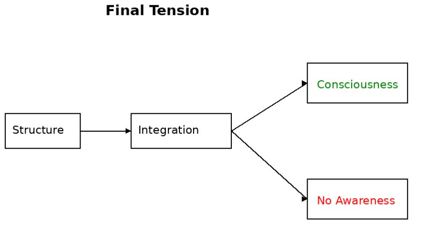The Final Tension. Structural integration is necessary for consciousness but may not be sufficient. 